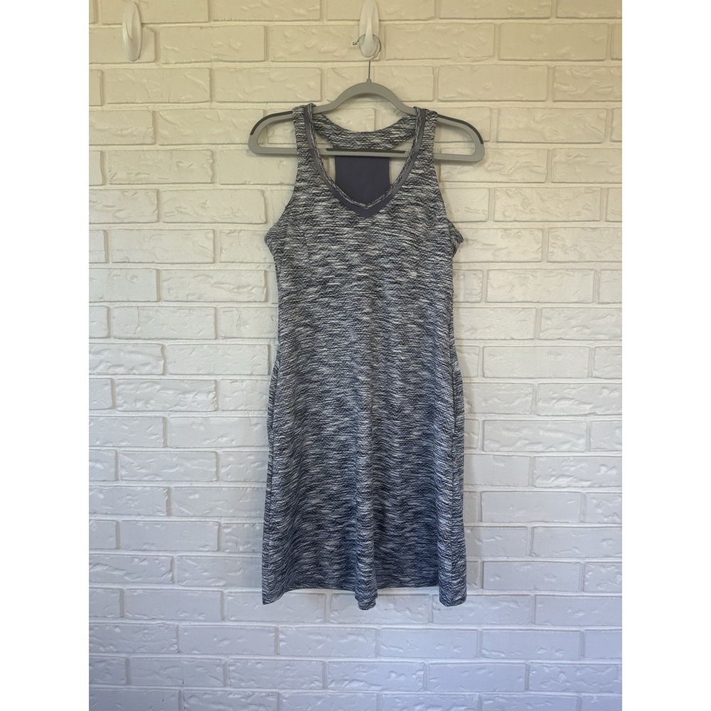 Mondetta‎ Performance Gear MPG Women Sleeveless Sz M V- Neck Dress, Purple-Gray